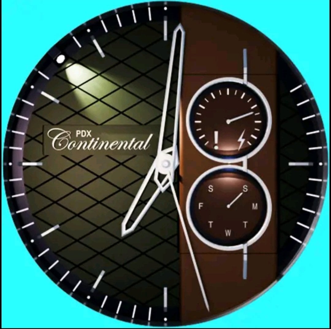 [WearOS] PDX continental 3D 워치페이스 (무료) (무료)