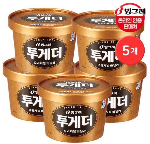1.png [오늘의집] 투게더 바닐라 오리지널 900ml 5개 (22,618원) (무료)