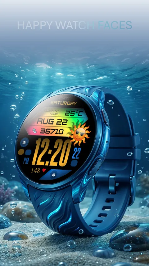 [Google Play] Galaxy Watch Face Executive thực tế UN-LMTD, 4 loại (0 won) (miễn phí)