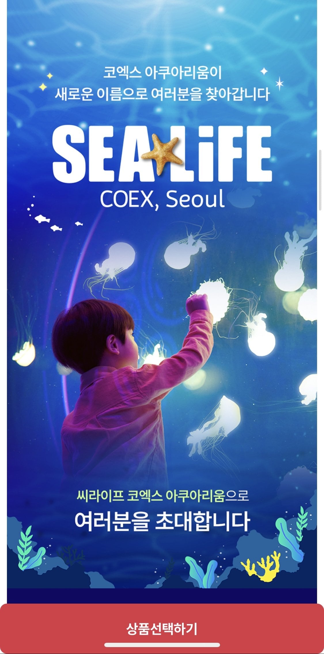1782790653062.jpg [한길담] 코엑스 아쿠아리움 1인 입장권 (7/31까지) (19,500원) (무료)