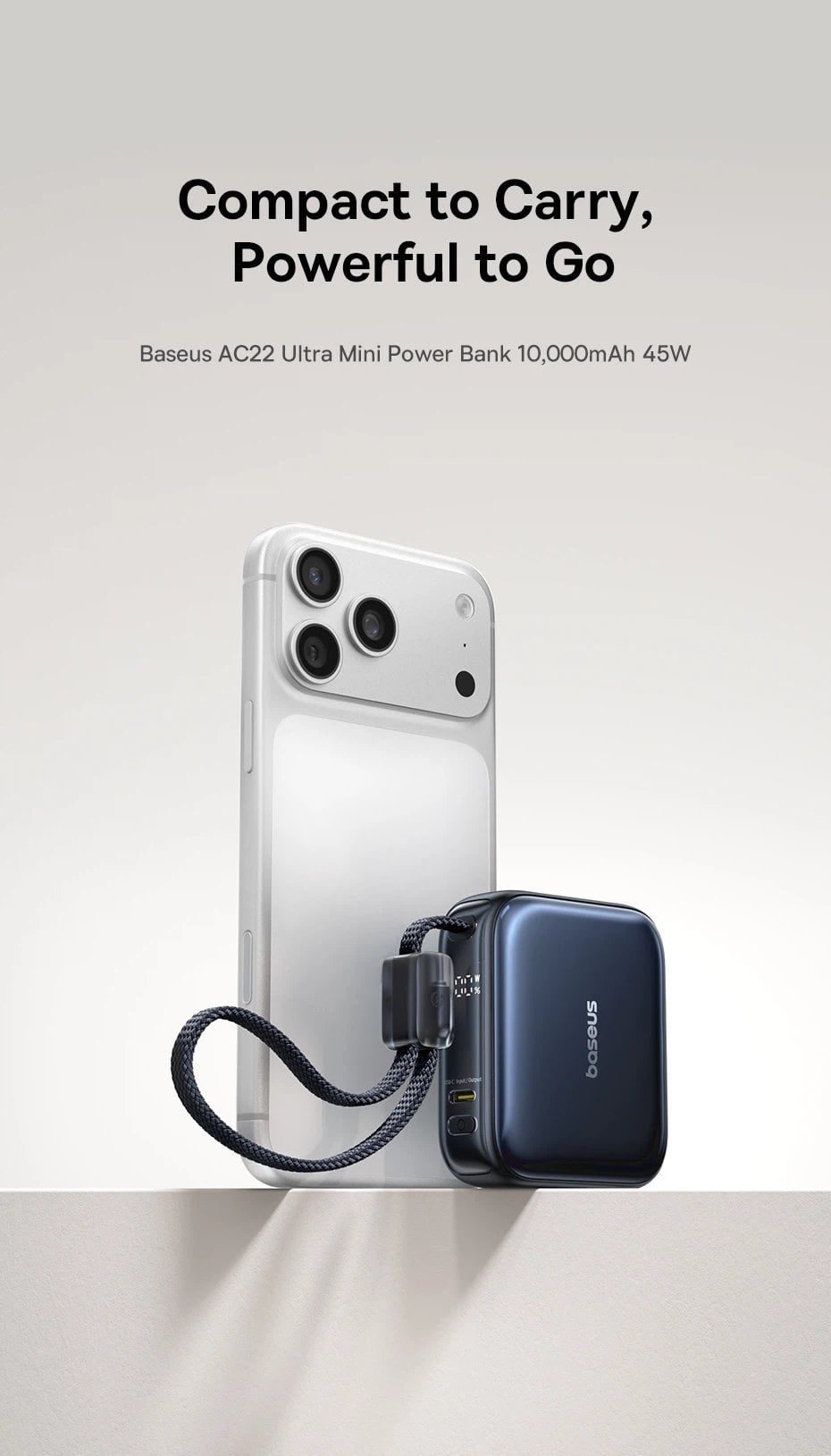 -778907306-2075527601.jpg [Ali] Baseus 45W Mini Power Bank 10000mAh Pin phụ ($18,29) (Miễn phí)