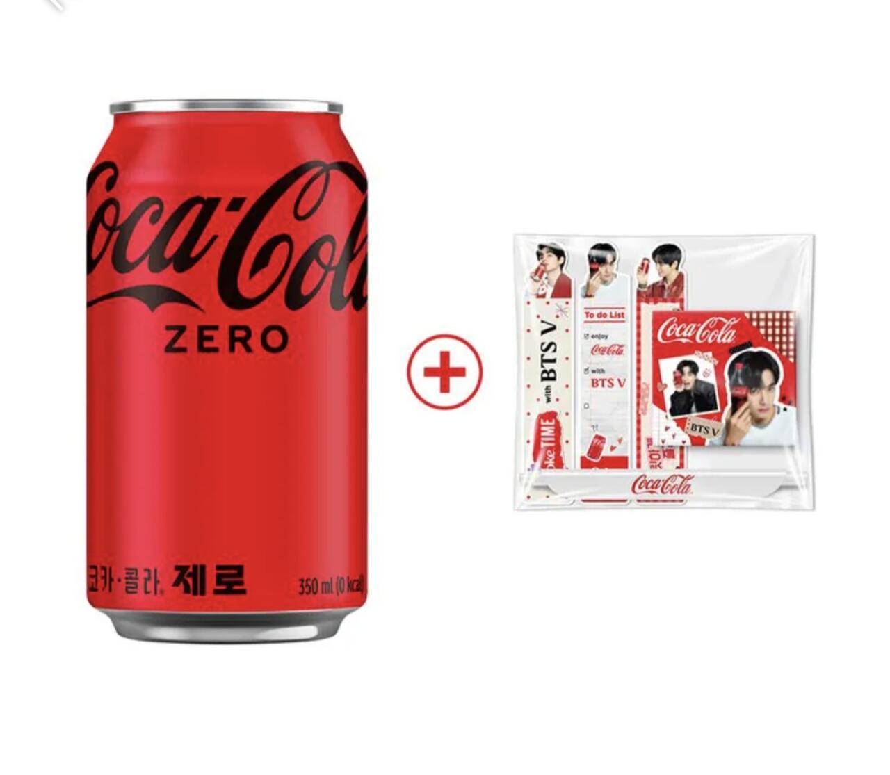 1000057171.jpg [SSG] 코카콜라 제로 350ml 24개 + BTS 뷔 문구세트 증정 (20,560원) (무료)