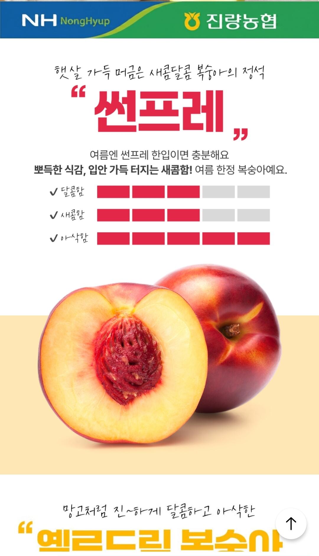 1000003804.jpg [오늘의집] 썬프레 복숭아 2kg 중과 2kg 중과(18과내외) (12,310원) (무료)