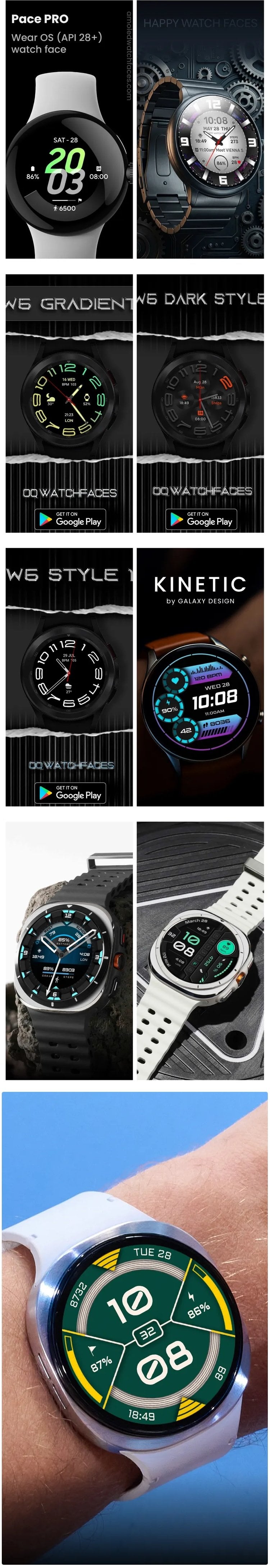 [구글플레이] 갤워치 Pace PRO: Watch face 외 몇 종 무료 (0원) (무료)
