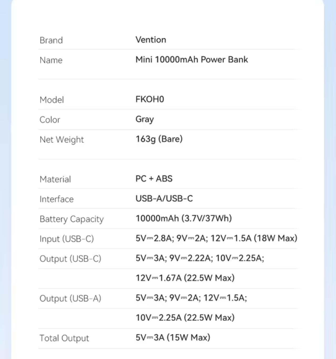 1000023583.jpg [알리] 벤션 보조배터리 22.5W 10000mAh (20,838원) (무료)