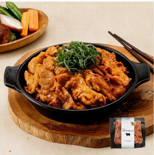 [Temu] [Sức chứa lớn 1kg] Thịt lợn cay Miso Bulgogi 200g x 5 gói (9.200 KRW) (3.000 won)