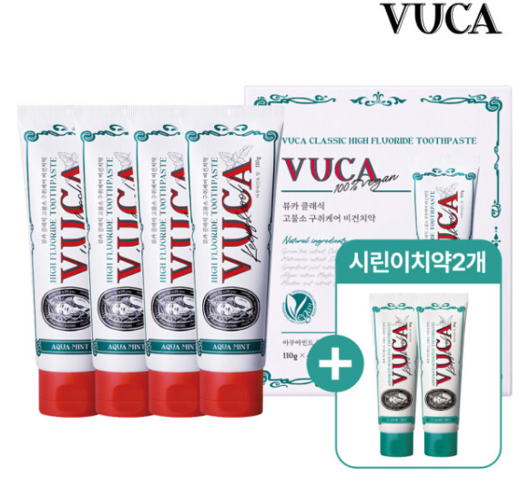 image.png [지마켓] 뷰카 고불소 치약 4개 + 시린이 치약 2개 (10,120원) (무료)