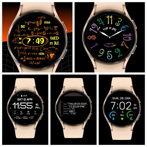 [Google Play] Galaxy Watch Face Devration 5 loại và 2 loại (0 won) (Miễn phí)