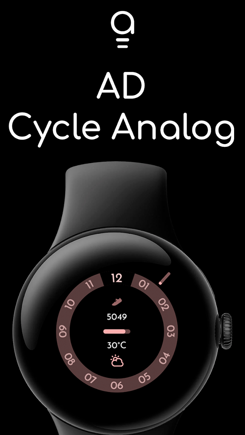 [Google Play] Galaxy Watch Watch Face AD Cycle Analog và 2 loại (0 won) (Miễn phí)