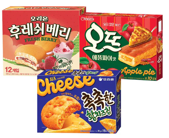 [오늘의집] 촉촉한황치즈칩+오뜨 애플파이+후레쉬베리