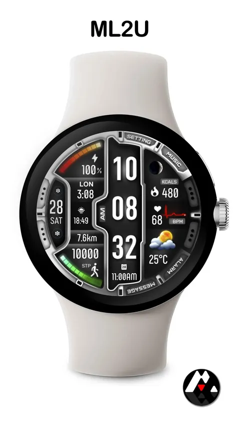 [Google Play] Galaxy Watch Face ML2U 273, 2 loại (0 won) (miễn phí)