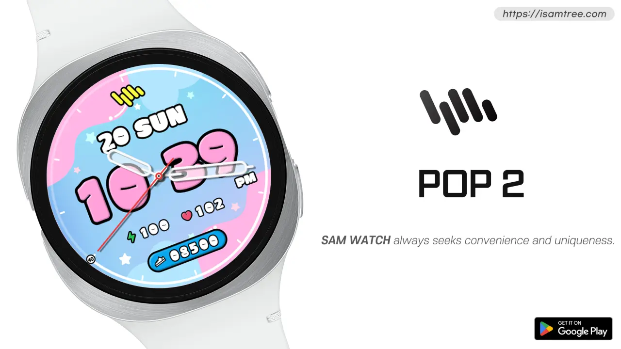 1785298508041.webp [구글플레이] 갤럭시 워치 페이스 SamWatch POP 2 등 2종 (0원) (무료)