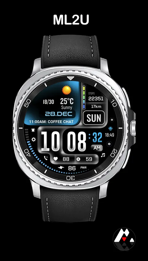 [구글플레이] 갤럭시 워치 ML2U 367 Watch Face (0원) (무료)