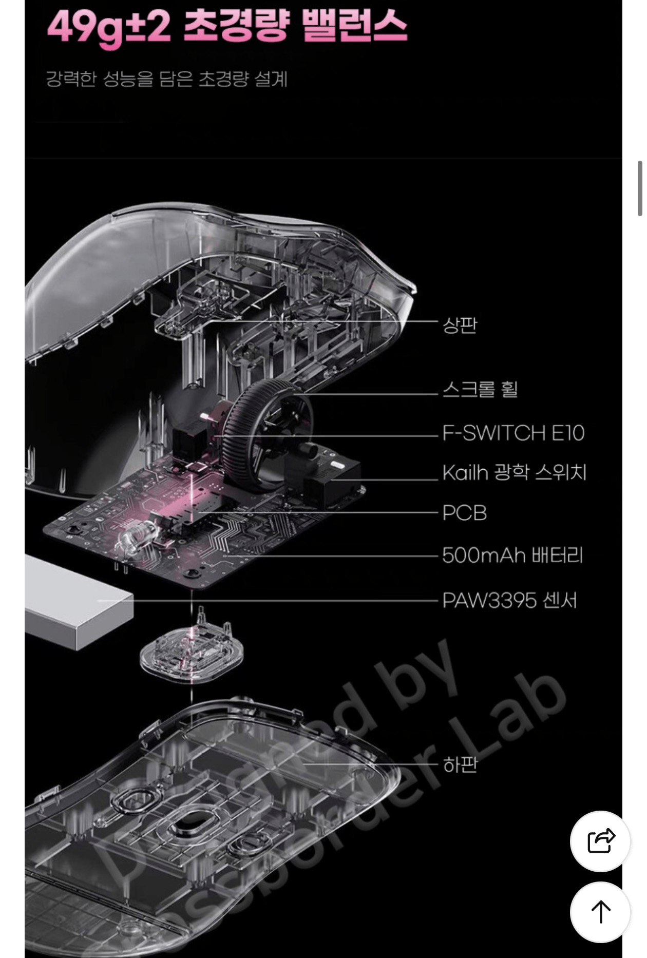 image.png [Naver] Chuột chơi game không dây siêu nhẹ XINMENG ZERO 1 MAX PAW3395 8K 53g (KRW) 35.900) (Miễn phí)