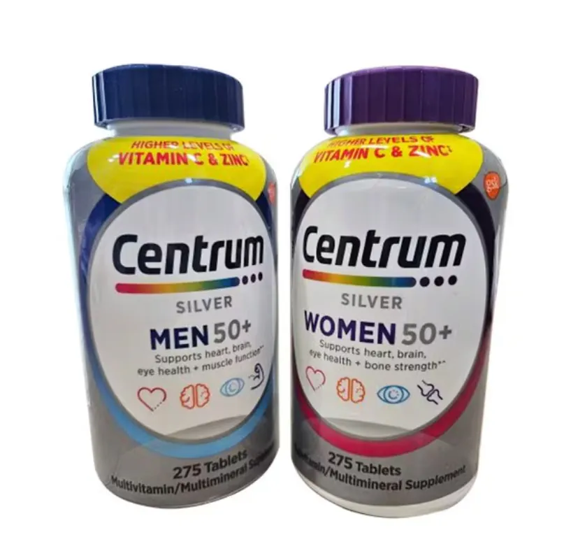 image.png [SSG] Centrum Centrum Silver 50+ Multivitamin 275 Viên Bộ dành cho nam và nữ (KRW) 56.999) (Miễn phí)