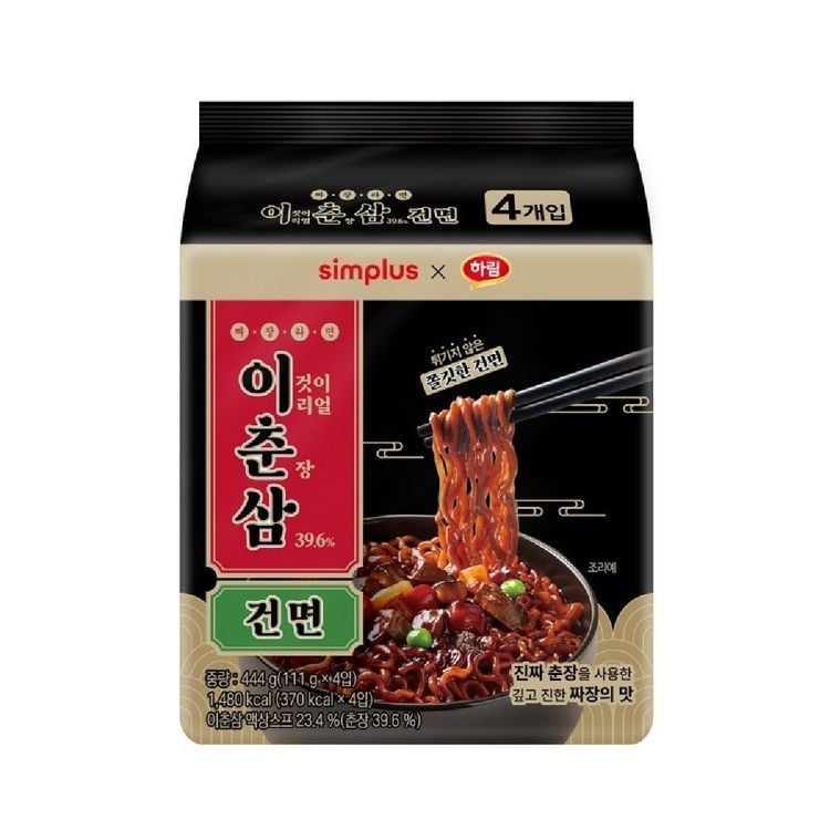 [홈플러스 익스프레스] [~8.16] simplus 이춘삼짜장건면, 이해봉짬뽕건면 4개입 1+1 할인