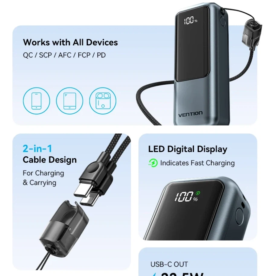 [알리] 벤션 보조배터리 10000mAh