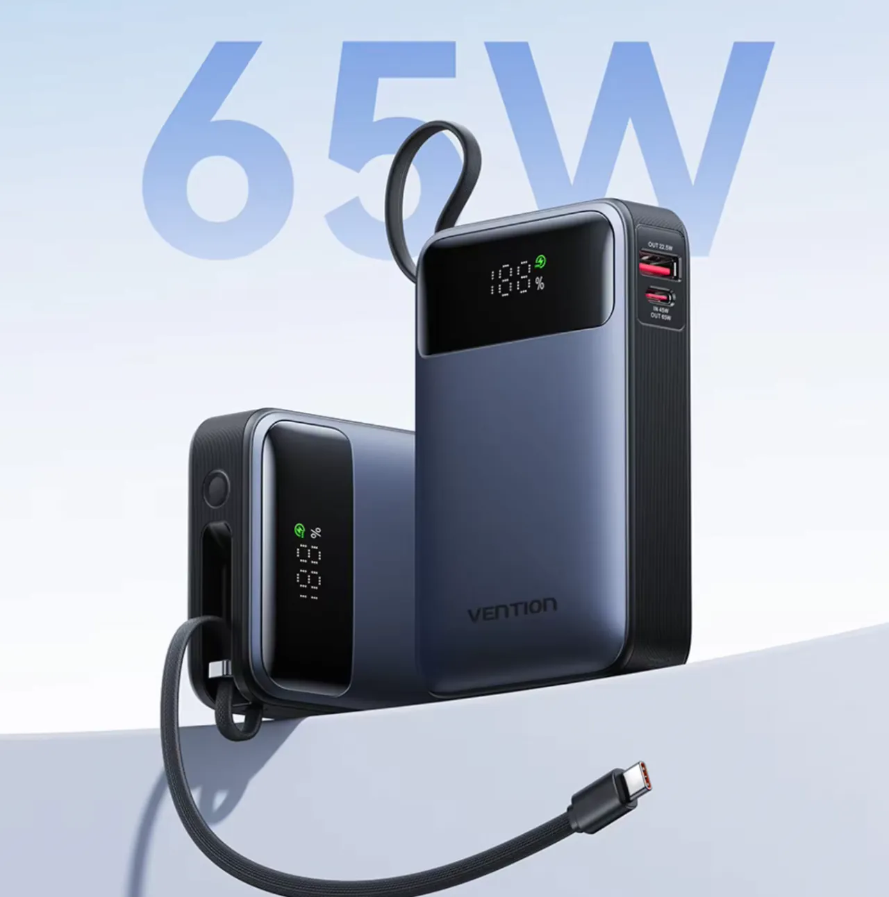 image.png [Ali] Pin phụ Vention 65W 20000mAh ($21,99) (Miễn phí)