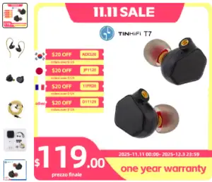 [이어폰][11.11][광군제] TINHIFI T7, KBEAR Tourbillon-Pro 외