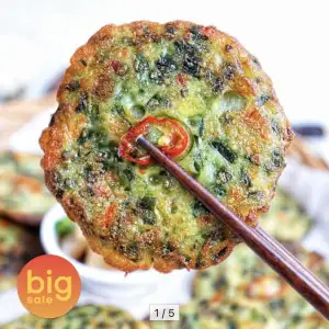 월남관 수제 오징어부추전 1kg