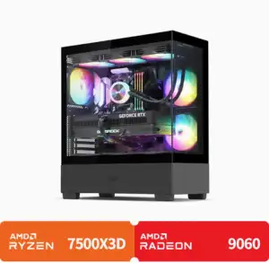 [가성비 FHD 완본체] 7500X3D + B650M + 9060XT vram 8GB + 500GB(TLC, DRAM o)