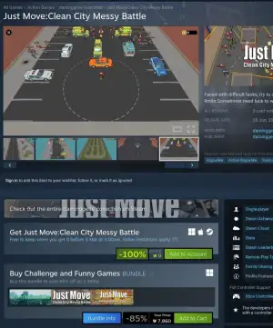 Just Move:Clean City Messy Battle