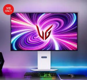 32인치 UHD 게이밍모니터 32GS95UVW, OLED, 4K 240Hz ↔ FHD 480Hz