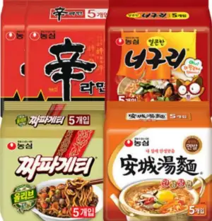 농심 봉지라면 신신안너짜 25봉 세트