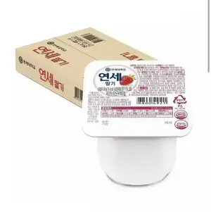 연세 요거트 플레인/딸기/복숭아 80g X 24개