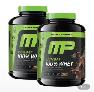 머슬팜 컴뱃 100% 웨이 초콜릿맛 2.27KG 2통