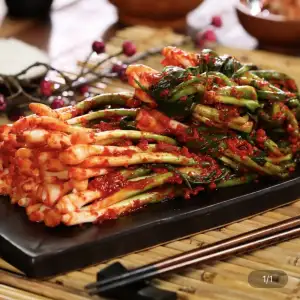 국내산 100% 누룩발효 파김치 1kg