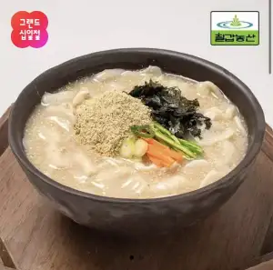 칠갑농산 들깨수제비 435g x 3봉 총 6인분
