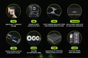 9800X3D 5080 / 7800X3D 5070TI 완본 라이브방송