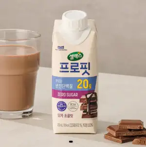 프로핏 완전단백질 음료 1팩당 840원 (모카 초콜릿, 밀크 바닐라, 바나나 등)