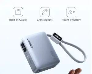 [알리] UGREEN 미니 33W 10000mAh 보조배터리