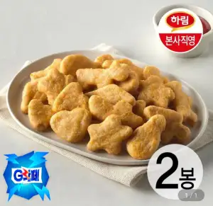 하림 치킨너겟(2) 1kg 2봉 삼성 스마일카드