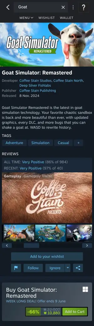 Goat Simulator: Remastered