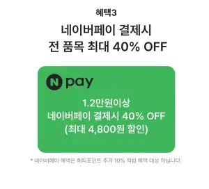 던킨 NPAY 12000원 결제시 4800원 할인 외