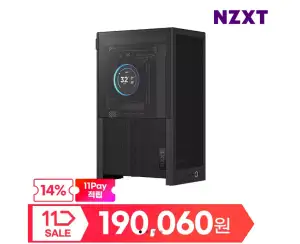 [11번가] NZXT H2 FLOW 블랙 Mini ITX SFF 미니케이스