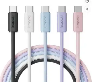 Toocki 삼성호환 C타입 60W PD 고속충전케이블 1m X 5개