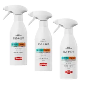 랩신 항균 풋샴푸 오리지널, 410ml, 3개