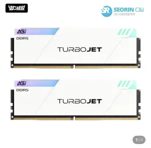 [네이버] 서린 AGI DDR5-6000 CL30 TURBOJET UD858 RGB 32GB(16Gx2)