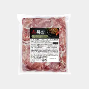 마니커 국내산 닭목살, 냉동, 1kg, 2개
