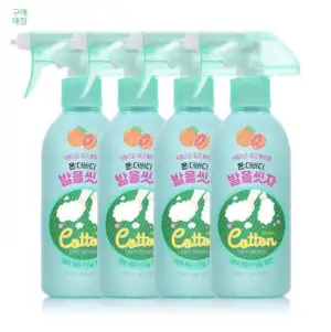 온더바디 발을씻자 코튼풋샴푸 자몽향 385ml 4개