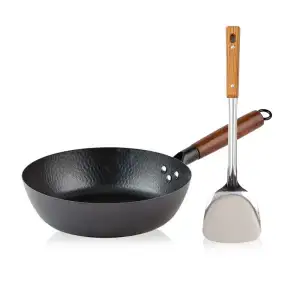 노르디쿡 IH 무쇠팬 뒤집개 세트, 멀티팬, 28cm, 1개 + 뒤집개, 1개, 1세트