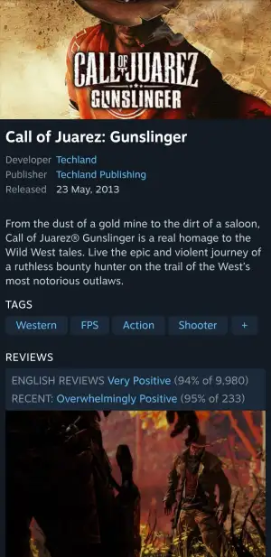 Call of Juarez: Gunslinger