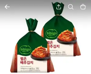 비비고 썰은 배추김치 1.8kg 2개