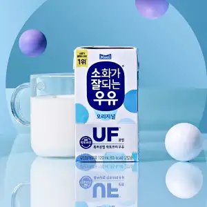 매일유업 소화가 잘되는 우유, 오리지널, 120ml, 24개