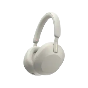 소니 노이즈 캔슬링 헤드폰, WH-1000XM5, 실버, 1개 + 보조배터리, 1개