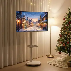 더함 삼탠바이미 화이트 스마트 TV, QLED, 102cm/40인치, 라이트, 스탠드형, 방문설치, 1개
